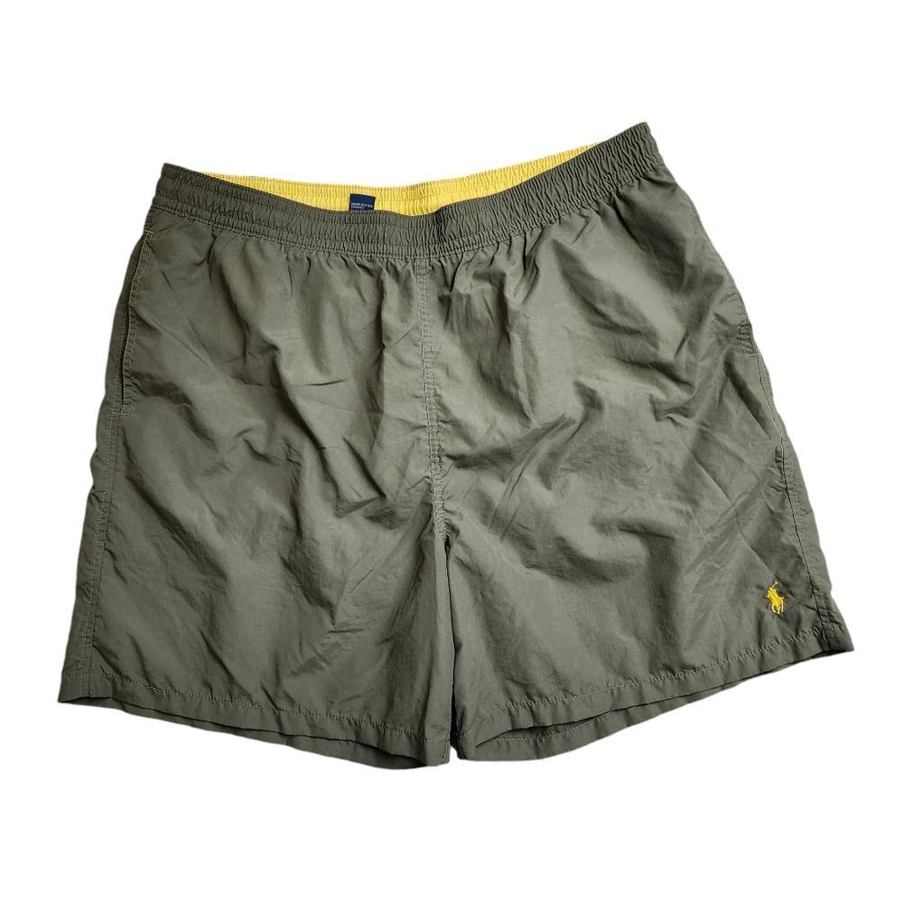 Mens Polo Ralph Lauren Swim Trunks Size 2XLT Green